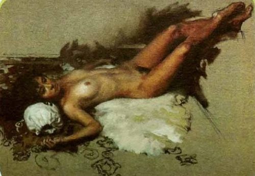 佐藤照雄　「裸婦像」の買取画像